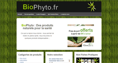 Desktop Screenshot of biophyto.fr