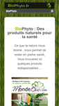 Mobile Screenshot of biophyto.fr